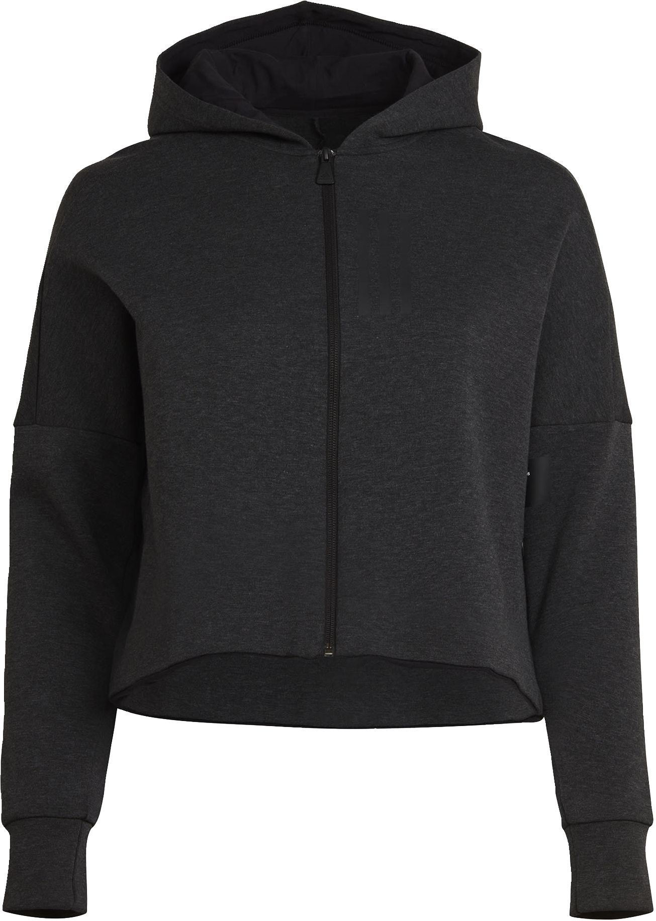 ADIDAS Mission Victory Slim Fit FullZip Hoodie (Plus Size) på stadium.se